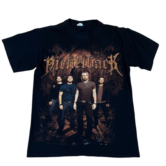 Vintage 2010 Nickelback Black Graphic Concert Tee - Picture 1 of 9